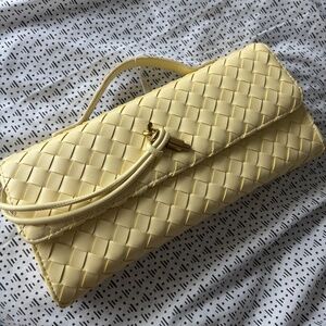 Urban Expressions Yellow Top Handle Crossbody